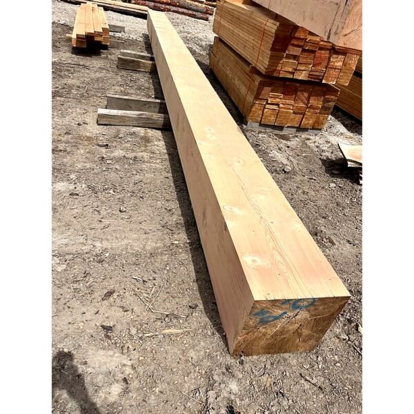 Trave in legno massello di pino 250 × 250 × 6000 mm